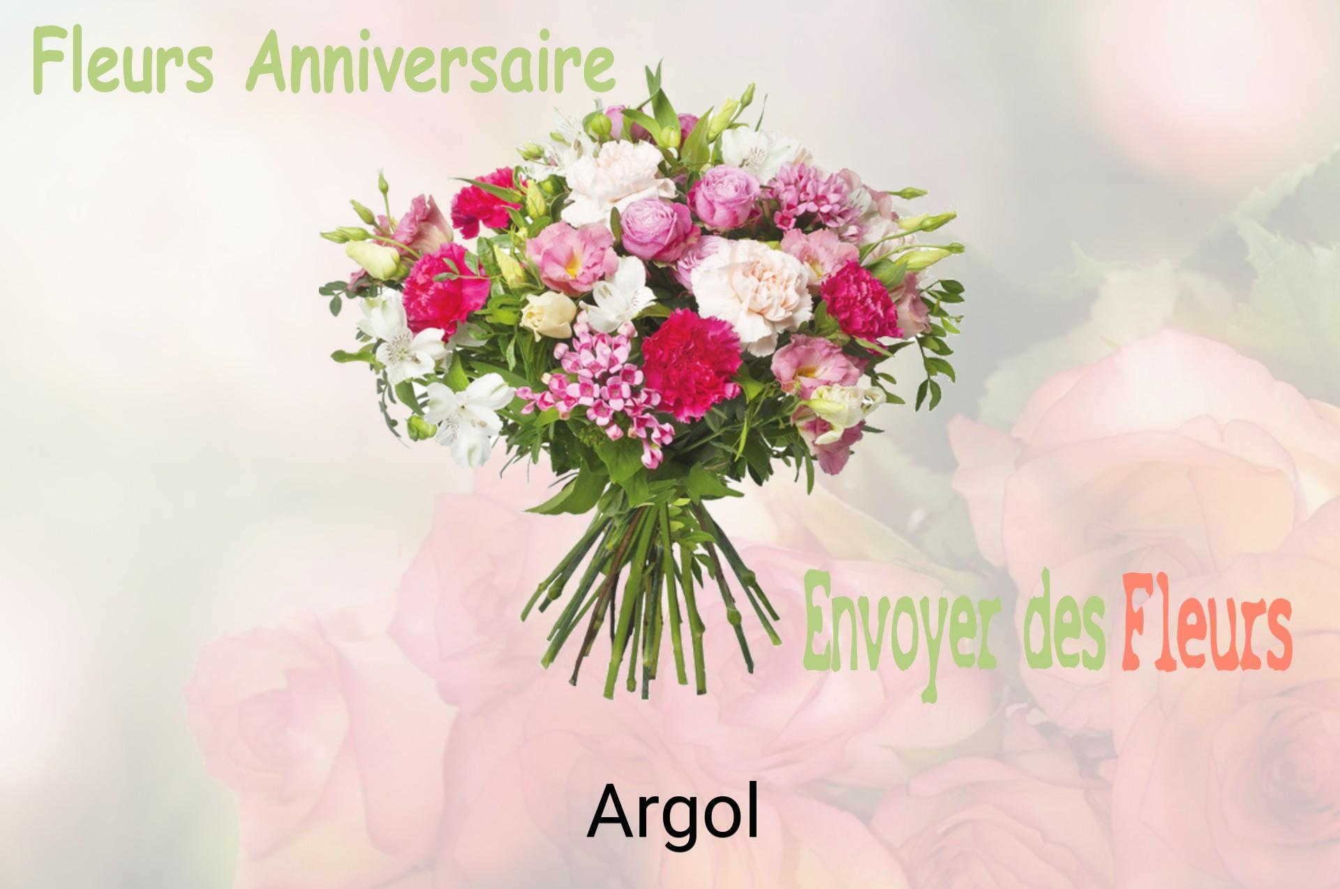 Bouquet de fleurs d’anniversaire livré à Argol